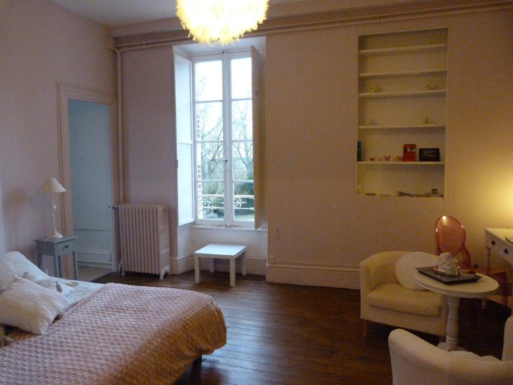 Le Chateau De La Brosse Bed and Breakfast Brinay  Exteriör bild