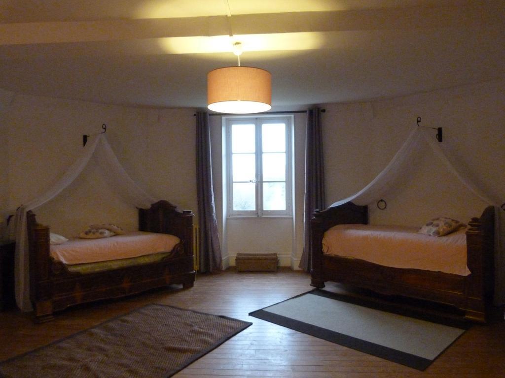 Le Chateau De La Brosse Bed and Breakfast Brinay  Rum bild